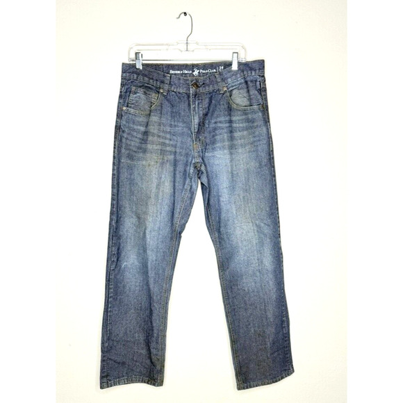 Beverly Hills Polo Club Other - Beverly Hills Polo Club Men's Straight Leg Blue Jeans Denim size 34x30 Cotton
